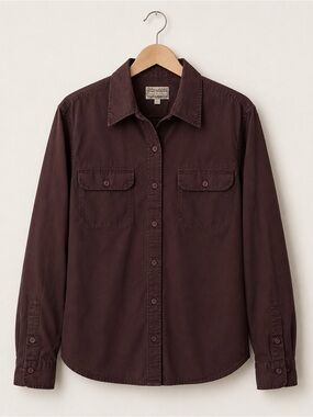 Vintage Royal Robbins Women’s Large Button Front Shirt 100% Cotton Long Sleeve
